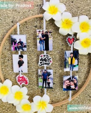 Floral photo frame