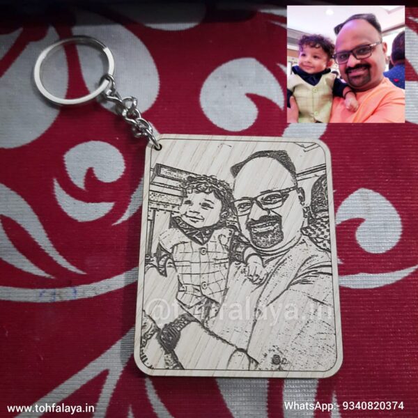 Engraved Photo Keychain 😍 Best Gift For Every Occasion.