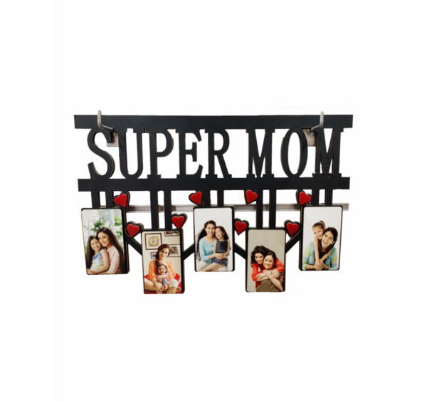 Super Mom Wall Hanging Personalized Photo Frame